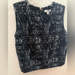 Kenar Black and White Patterned Dress